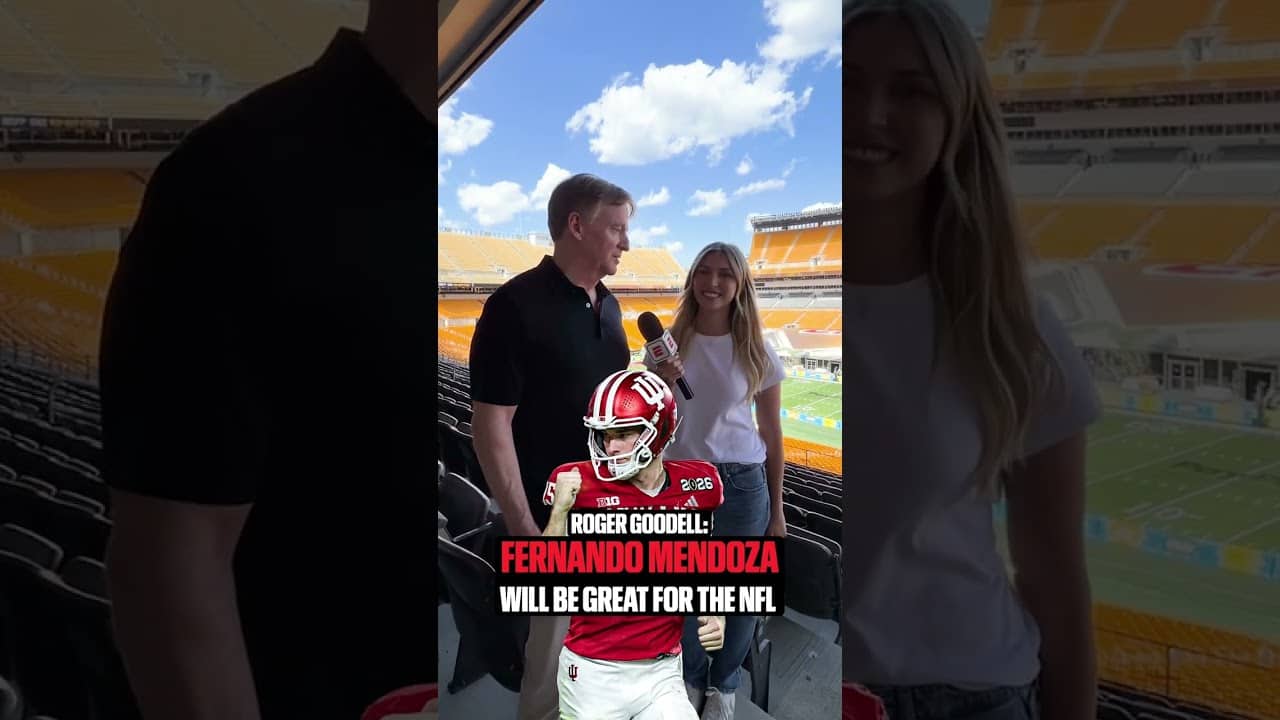 Roger Goodell is excited to see what Fernando Mendoza brings to the NFL 👀