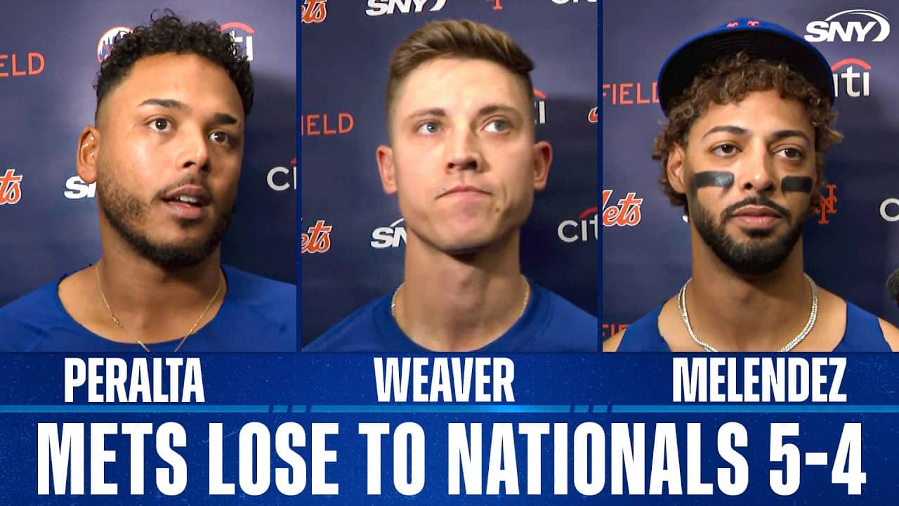Freddy Peralta, Luke Weaver and MJ Melendez on another series loss for the Mets