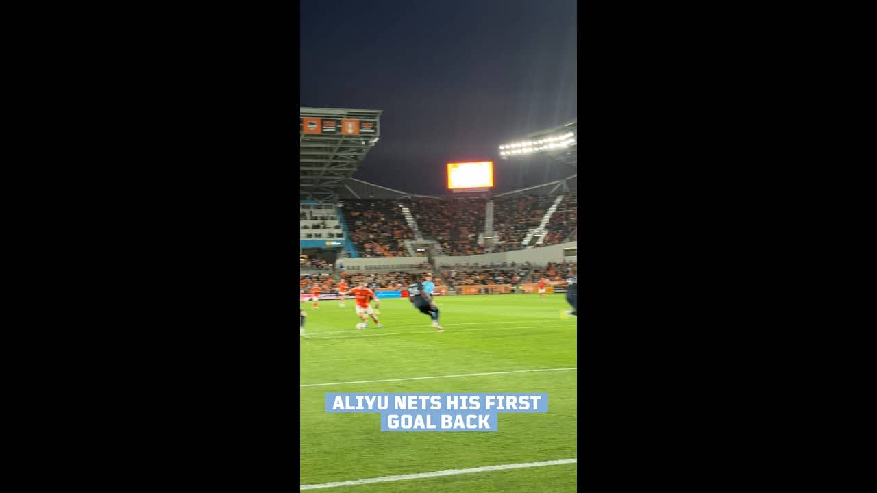 Aliyu hits a screamer for his first of the year 🔥