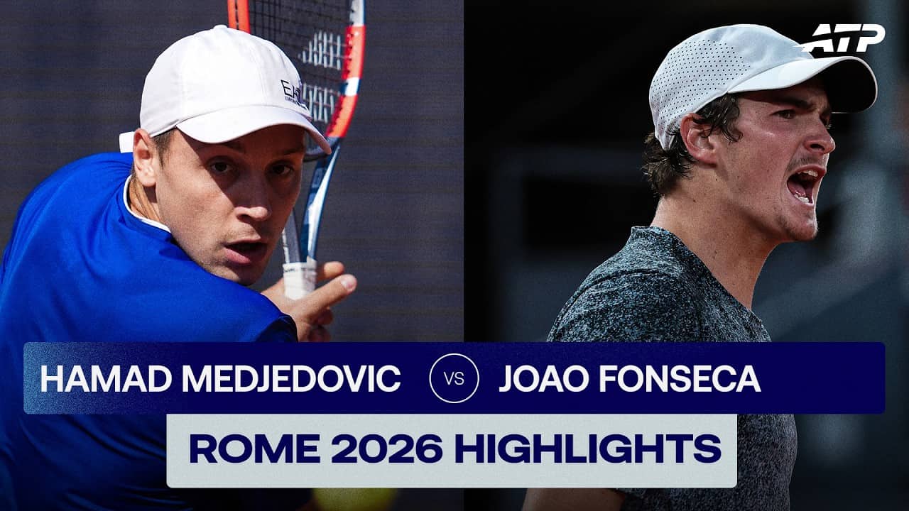 Hamad Medjedovic vs. Joao Fonseca | Rome 2026 Highlights