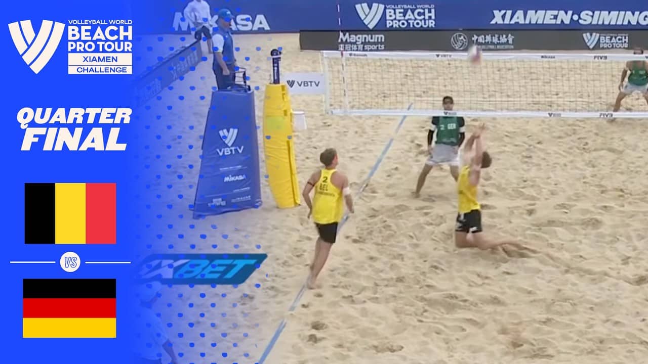 Vercauteren/Van Langendonck vs. Sagstetter, J./Sagstetter, B. - Quart F. | Xiamen 2026 #BeachProTour