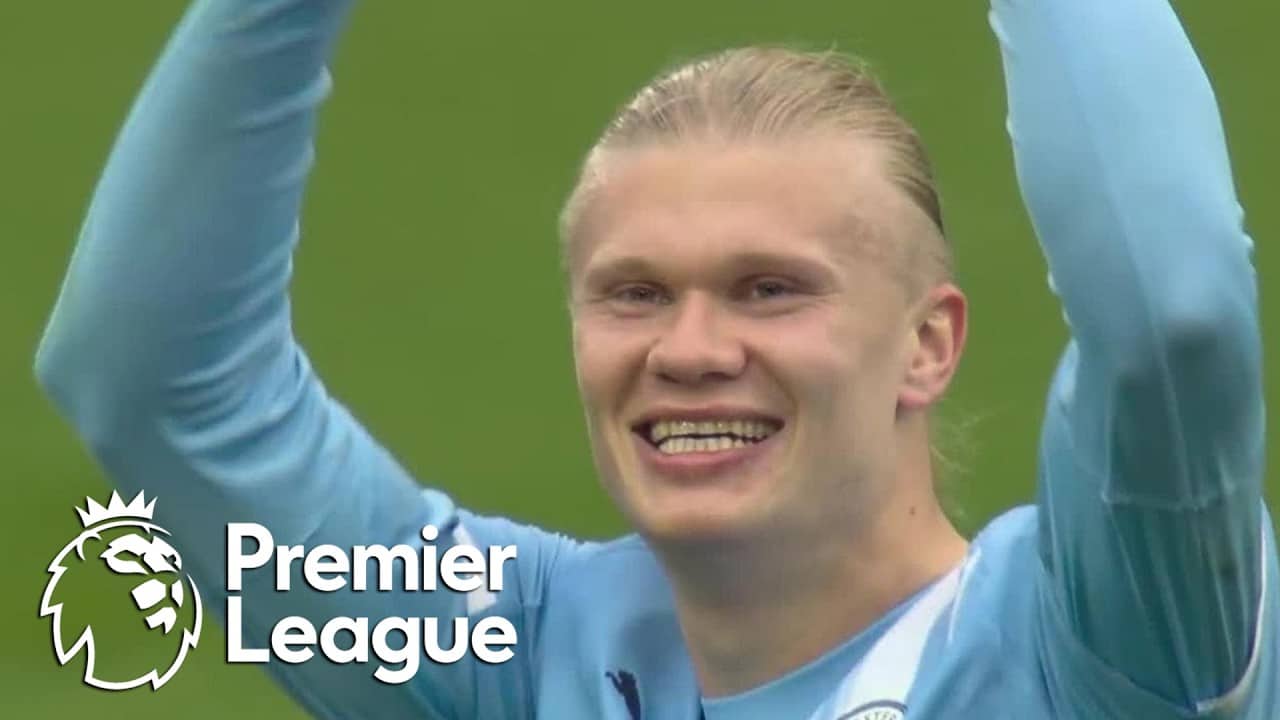 Erling Haaland knocks in goal to double City's lead v. Brentford | Premier League | NBC Sports
