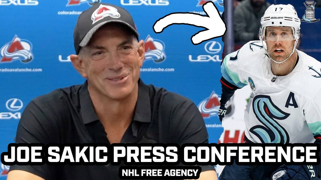 Joe Sakic on NEW Avalanche Signings, Plans For Cap Space, Trades & More After NHL Free Agency