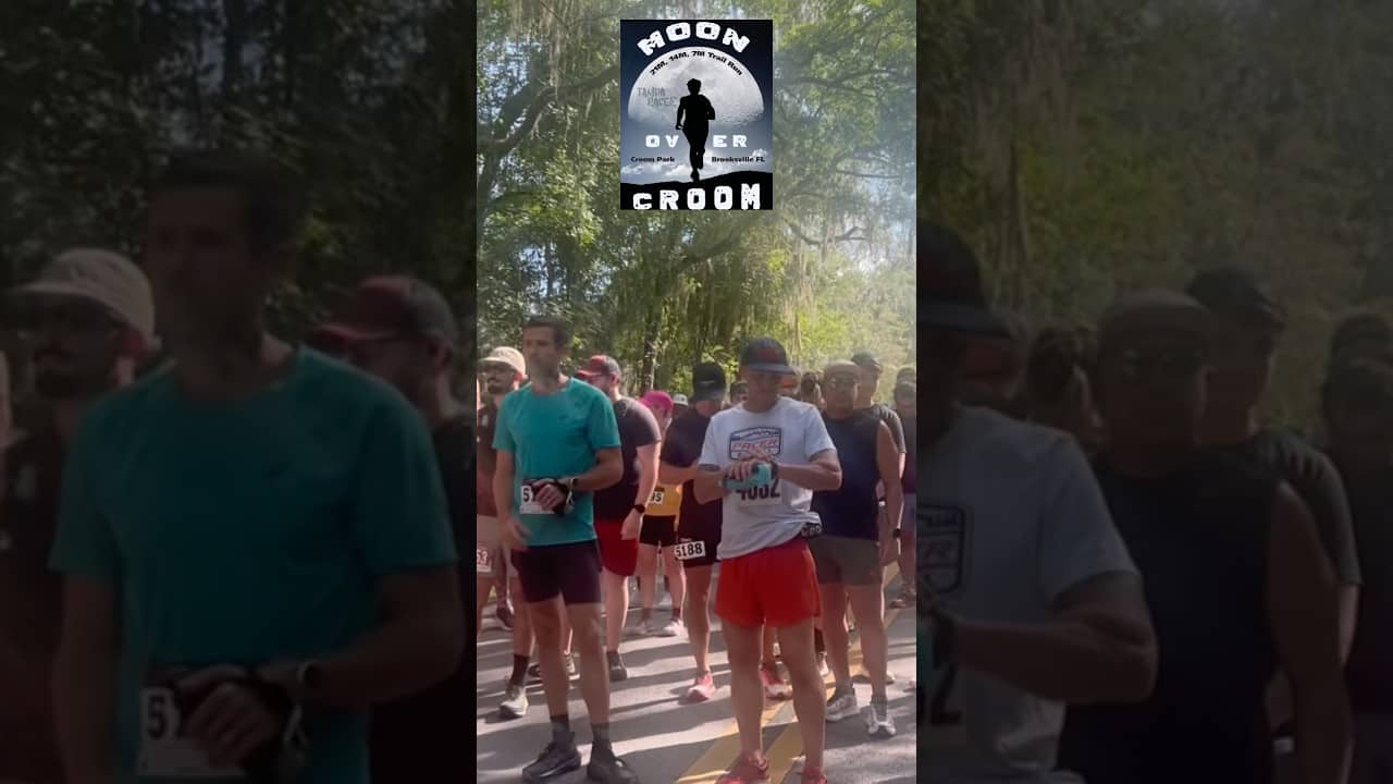 Moon Over Croom 2M Start #ultrarunning #floridarunning #moonovercroom