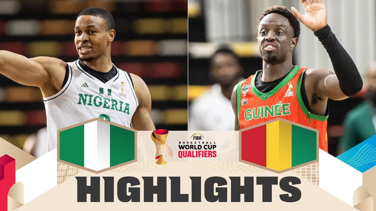 Nigeria 🇳🇬 v Guinea 🇬🇳 | Highlights | FIBA Basketball World Cup 2027 African Qualifiers