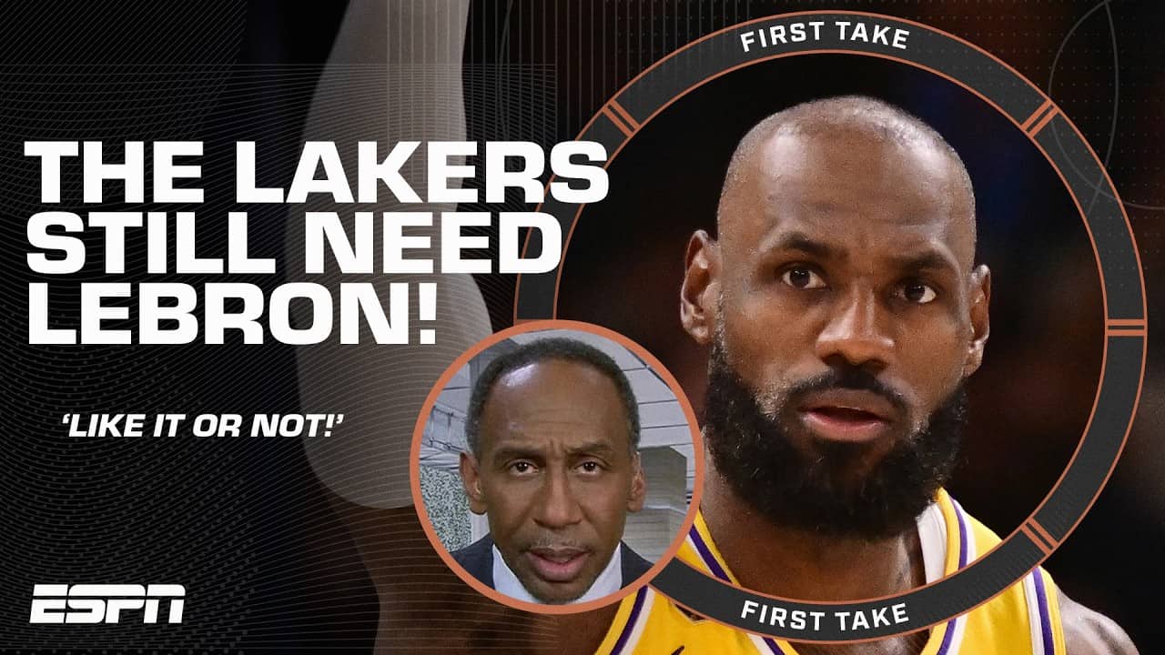 LeBron James is still NEEDED by the Lakers, whether they LIKE IT OR NOT! - Stephen A. 😳 | First Take