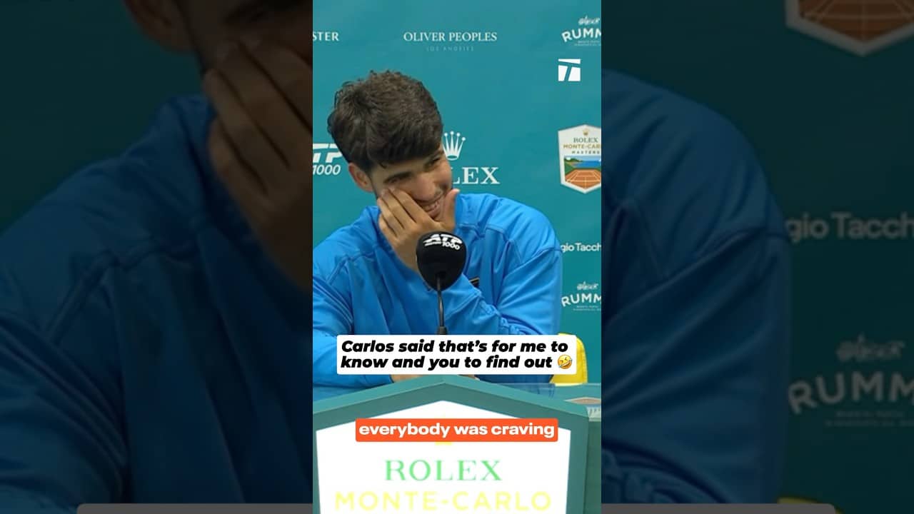 Sincaraz no. 17 LIVE from Monte Carlo on the Tennis Channel App tomorrow at 9am ET 👀📺