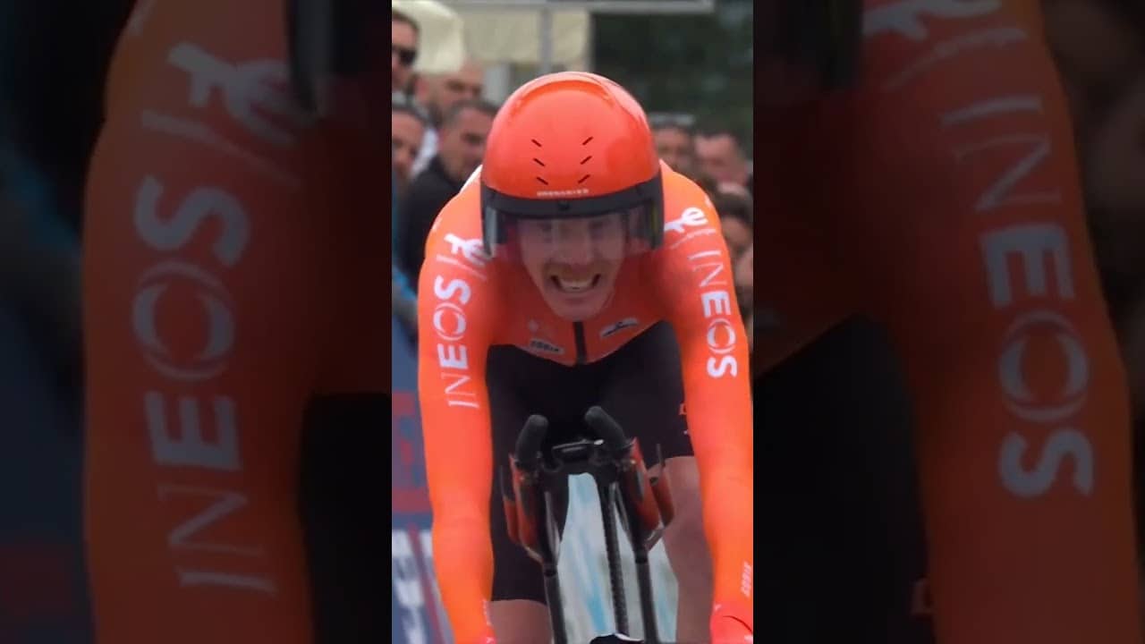 Dorian Godon goes fastest to unseat Oliveira from the hot seat in the Tour de Romandie prologue! 🔥