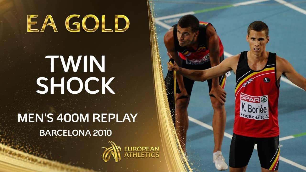 WRONG TWIN WINS?! 😳🇧🇪 | EA GOLD | Men’s 400m Final | Barcelona 2010