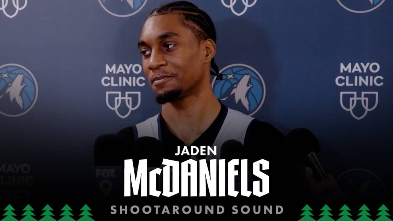 “Our Mindset Is Where It Needs To Be.” Jaden McDaniels Shootaround Sound | 04.23.264 23