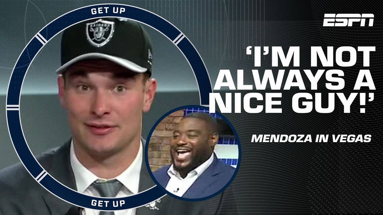 Fernando Mendoza says he can be 'an a-hole' sometimes 😅 D-Wood can't HELP but laugh! | Get Up