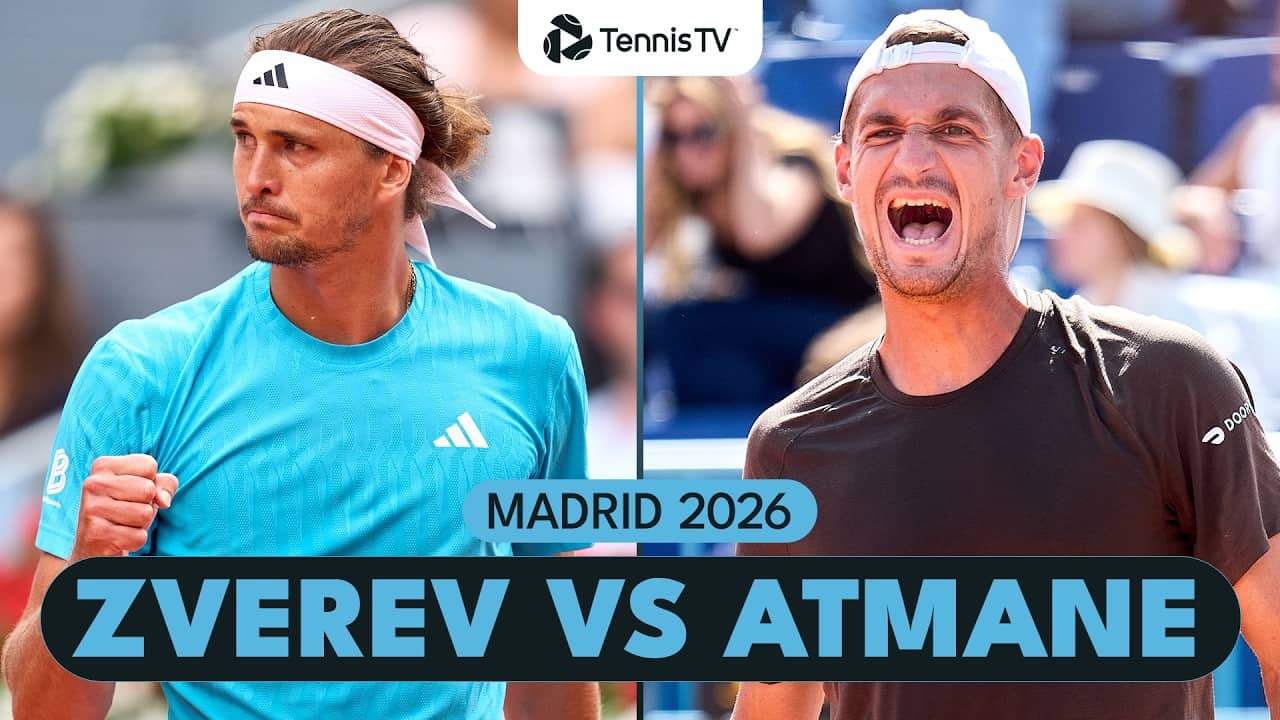 Alexander Zverev Takes on Terence Atmane 🤝 | Madrid 2026 Highlights