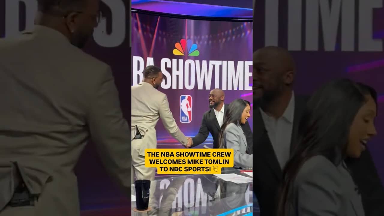NBA crew welcomes Mike Tomlin to NBC🔥