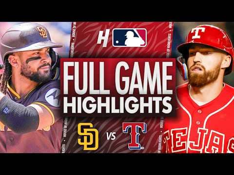San Diego Padres vs Texas Rangers - FULL GAME HIGHLIGHTS 🔥 June 19, 2026 MLB Season