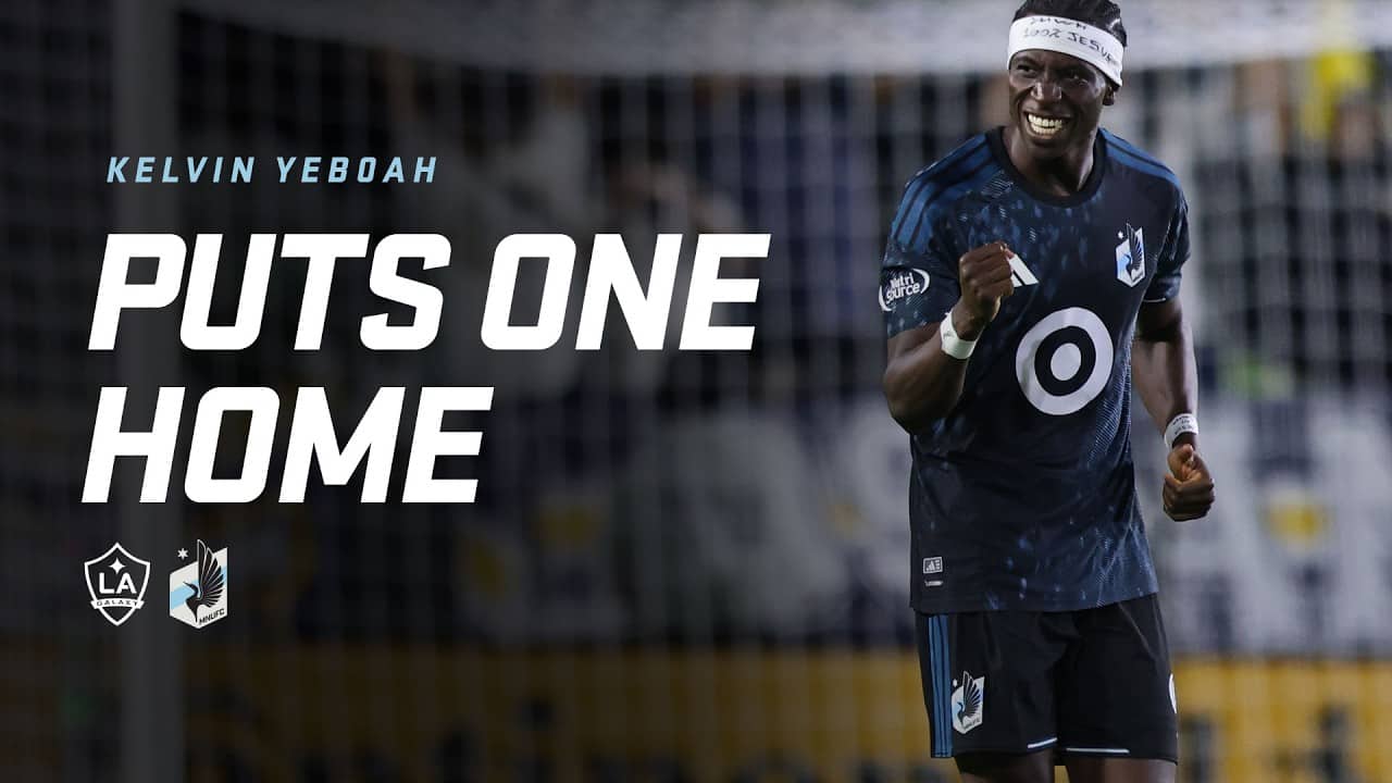 MNUFC GOAL! Yeboah gives the Loons the Lead versus LA Galaxy