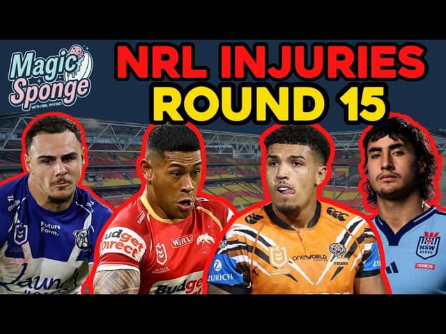 The Magic Sponge Podcast - NRL Round 15 Injuries + SuperCoach strategy as we run out of trades!