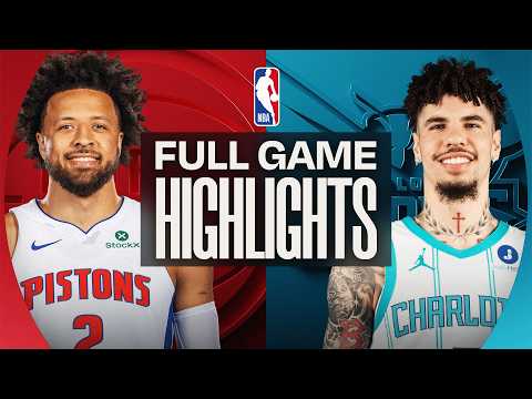 PISTONS at HORNETS | FULL GAME HIGHLIGHTS | April 10, 2026