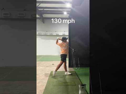 What driver speeds look like 100-130mph #golf