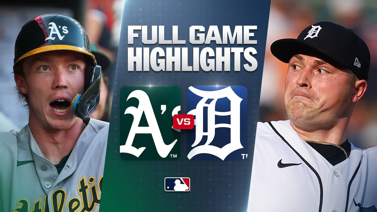 ATHLETICS vs. TIGERS: Official Full Game Highlights (July 7) | 2026 MLB Season
