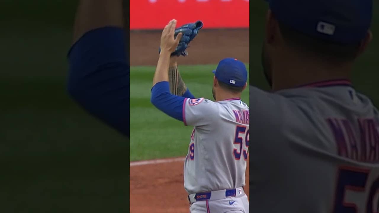 AJ Ewing was laying out all over the outfield today 🔥 #mlb #baseball #mets #sports #highlights