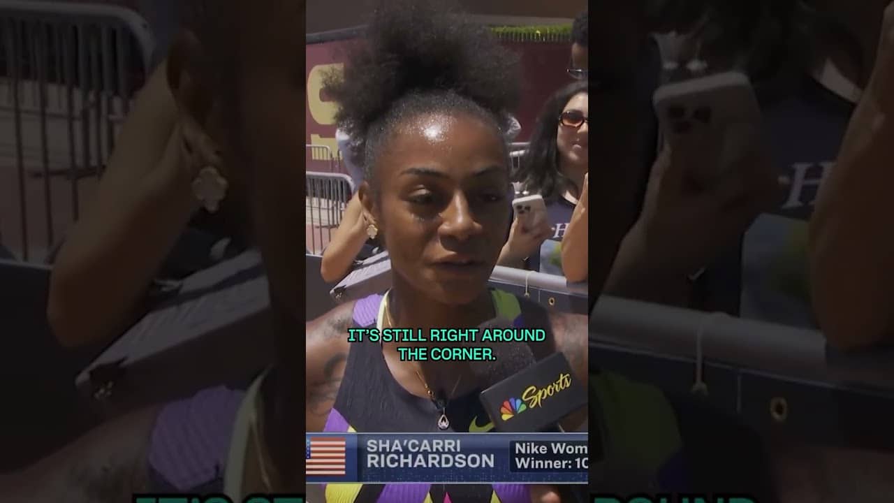 Sha'Carri Richardson has 👀 on LA already