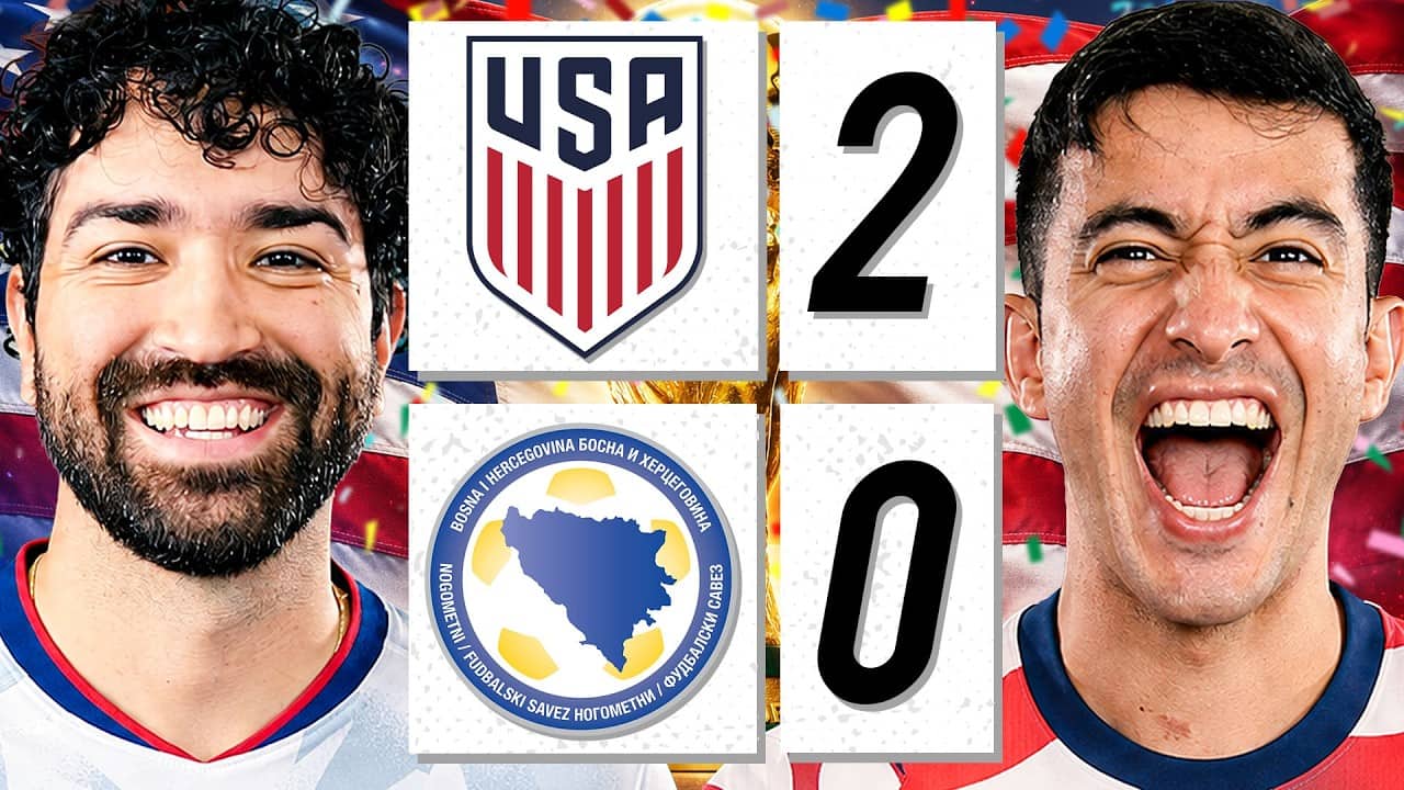 USA DOMINATES BOSNIA! 👏 USA 2-0 BOSNIA (REACTION) | Presented by Dove Men + Care