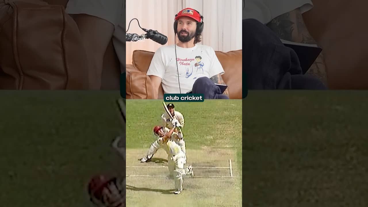 Brad Hodge was falling asleep at mid-off!