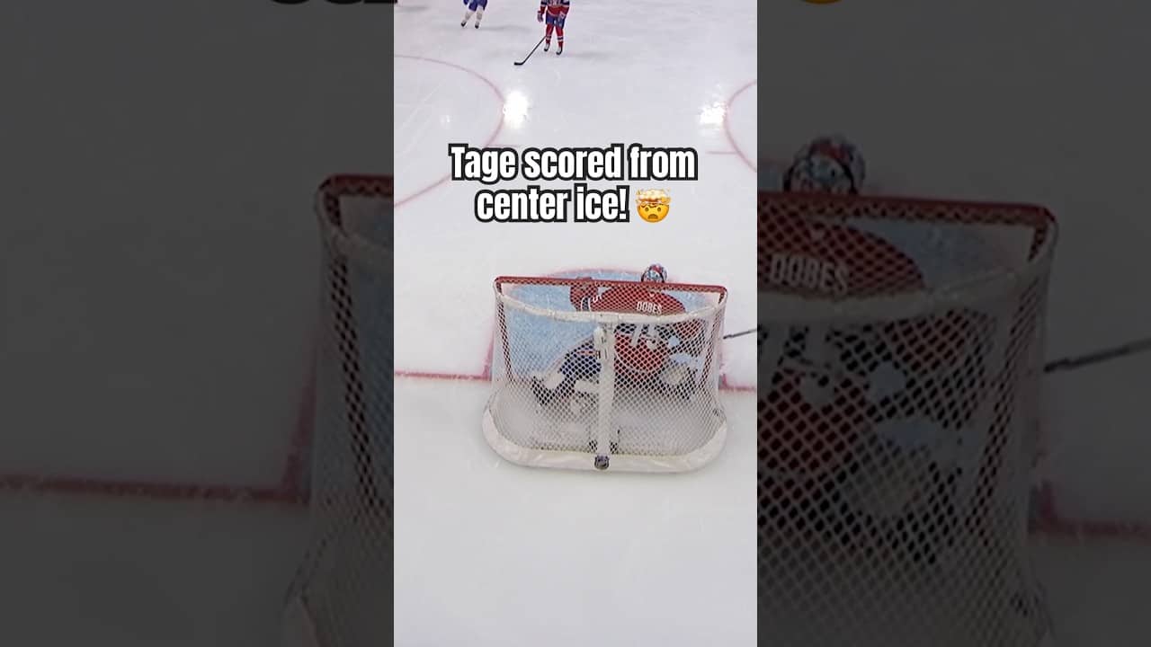 The guy can score from anywhere! 🚨 #nhl #stanleycup #hockey