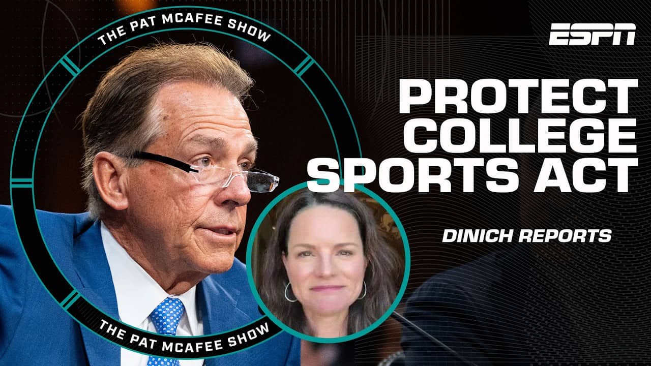 Heather Dinich reports live from DC on the 'Protect College Sports Act' 🎤 | The Pat McAfee Show