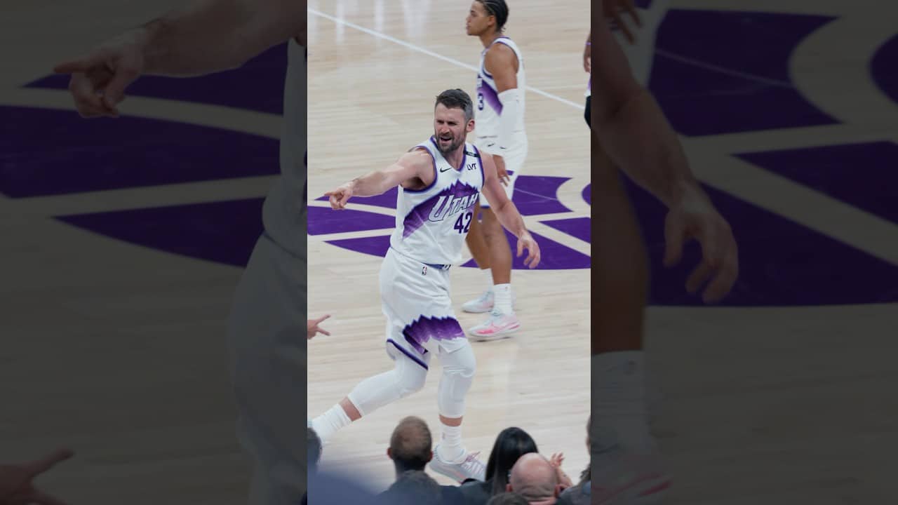 There's only ONE K LOVE 💜🔥 #utahjazz #kevinlove #mixtape #nbahighlights #nba