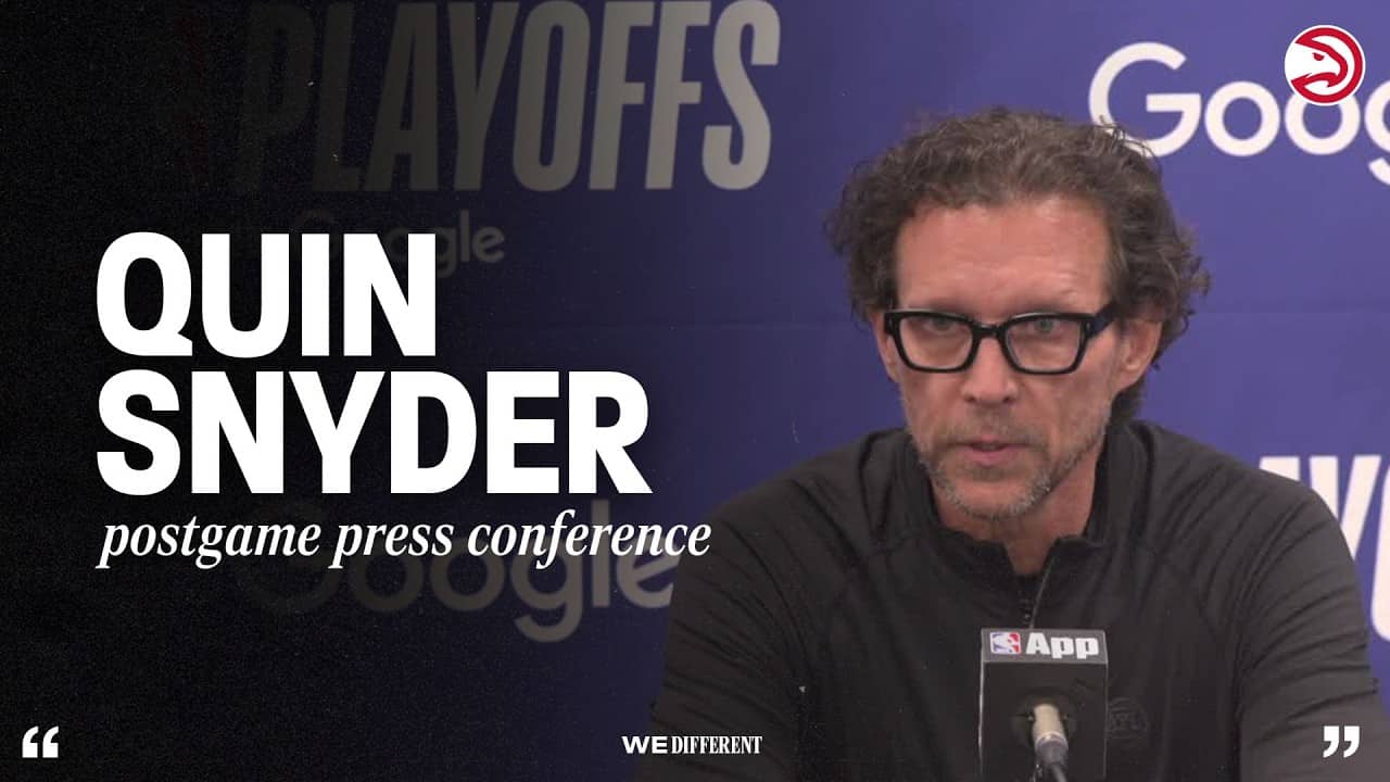 Hawks vs. Knicks Game 1 Postgame Press Conference: Quin Snyder