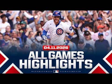 Highlights from ALL GAMES on 4/12 (Cubs complete the comeback, A's, Rays and Padres sweep, MORE!)