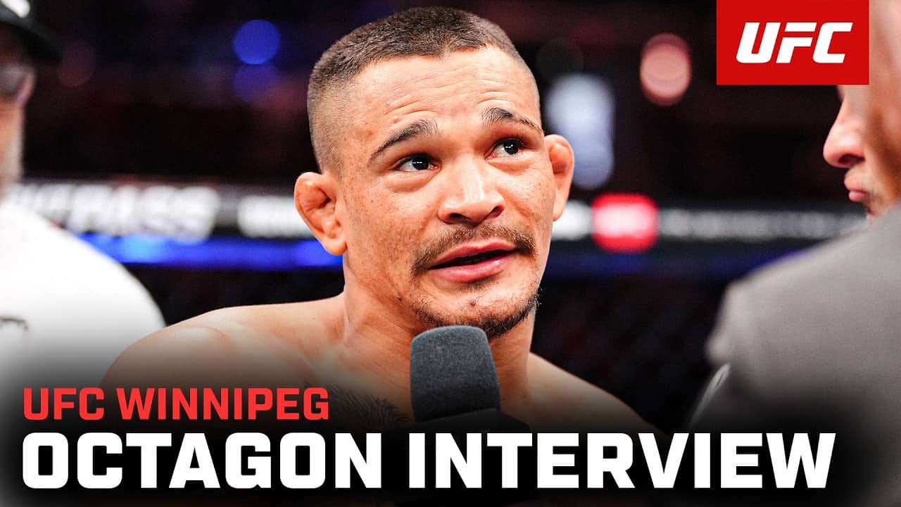 Marcio Barbosa Octagon Interview | UFC Winnipeg