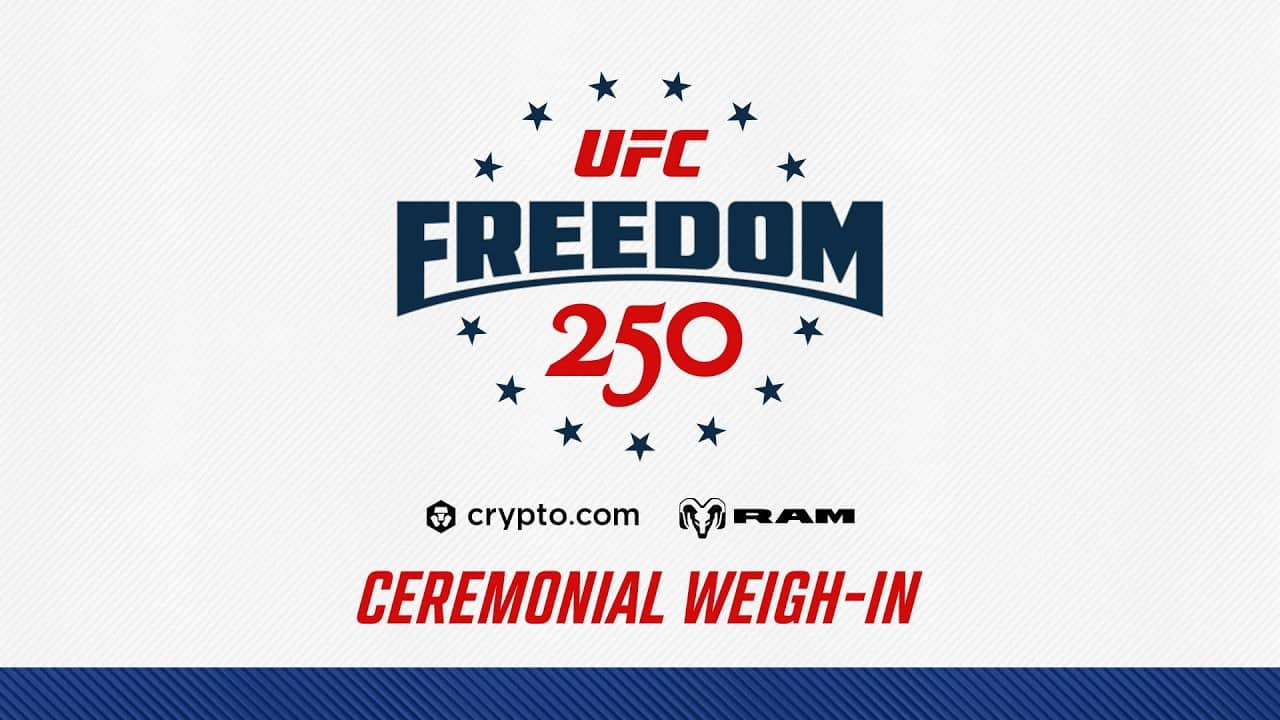 UFC Freedom 250: Ceremonial Weigh-In