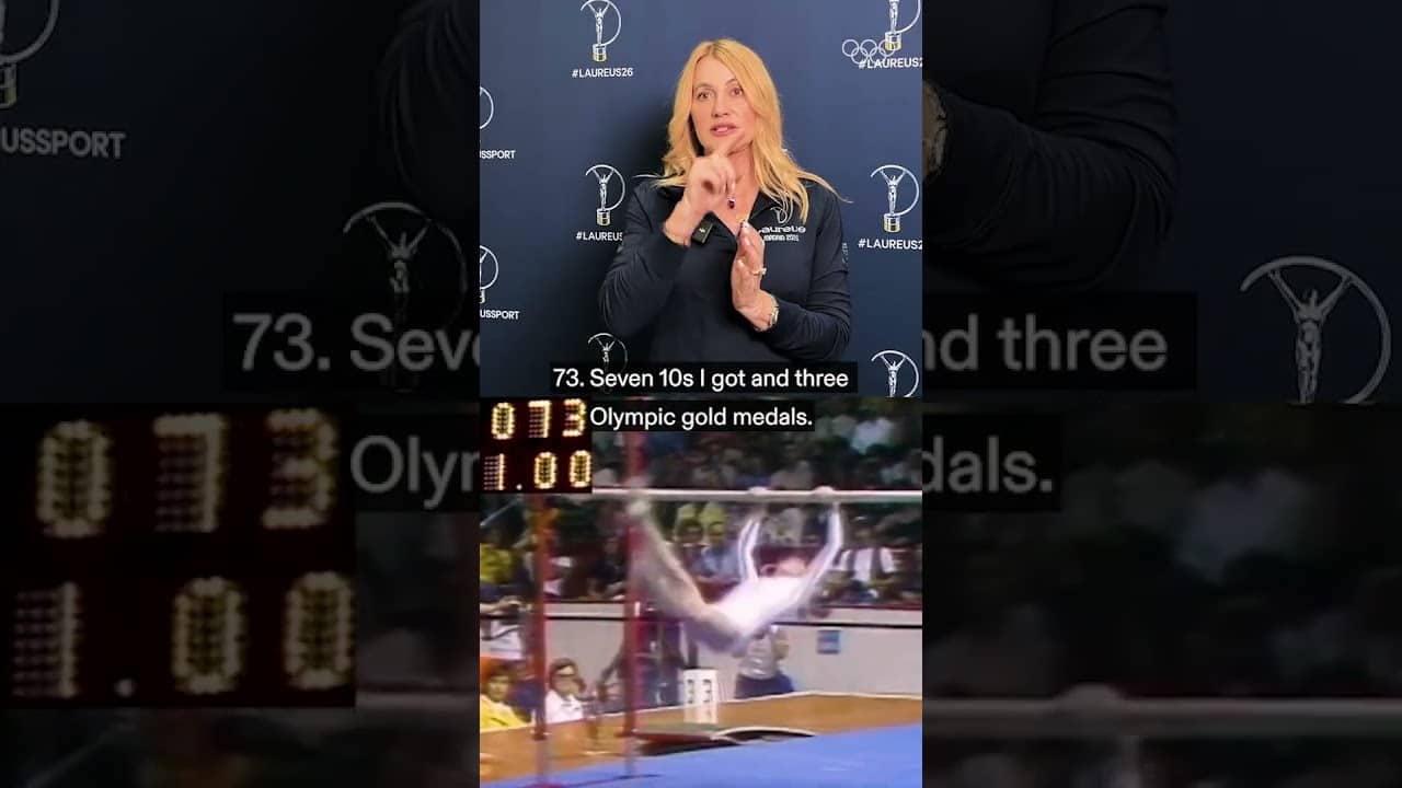 Coincidence or destiny? 👀✨The maths behind Nadia Comaneci's iconic #Montreal1976 moment. #Laureus26
