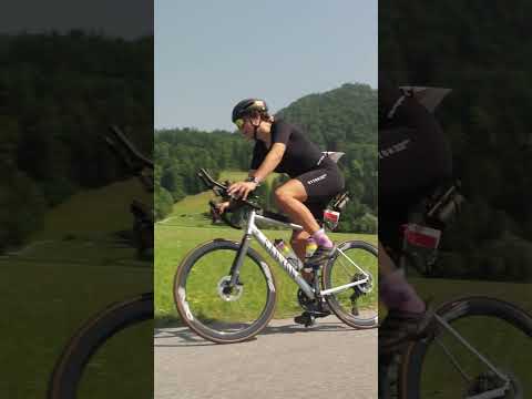 Onto the bike! 80km hilly course through the Austrian countryside! 🏞️🚴‍♀️