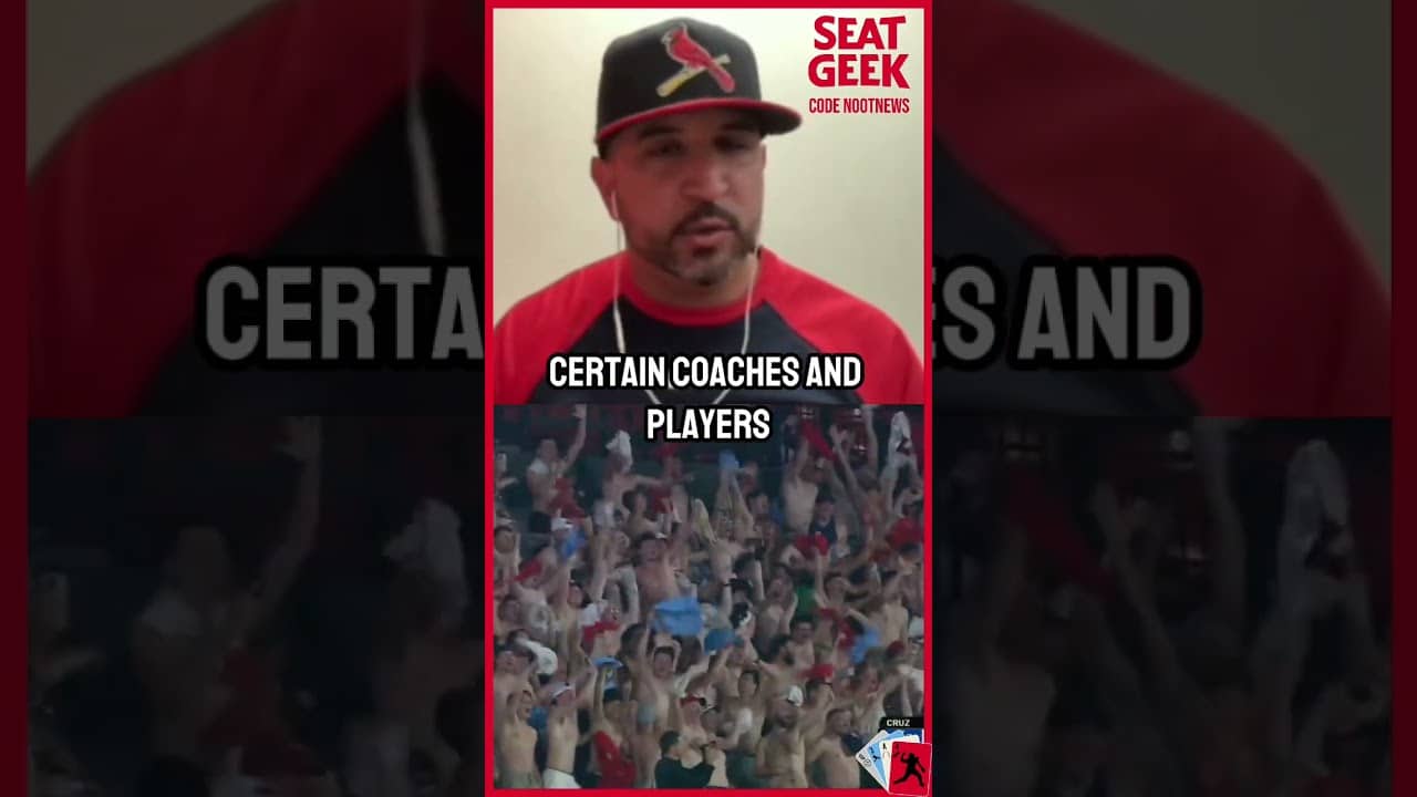 What Oli Marmol Wants for Cardinals Fans #STLCards #Cardinals #MLB #Baseball #Shorts