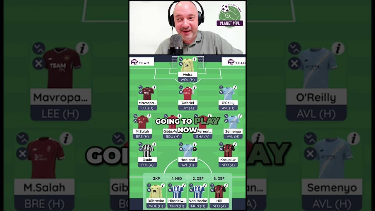 GW38 Free Hit Team Draft 🚀