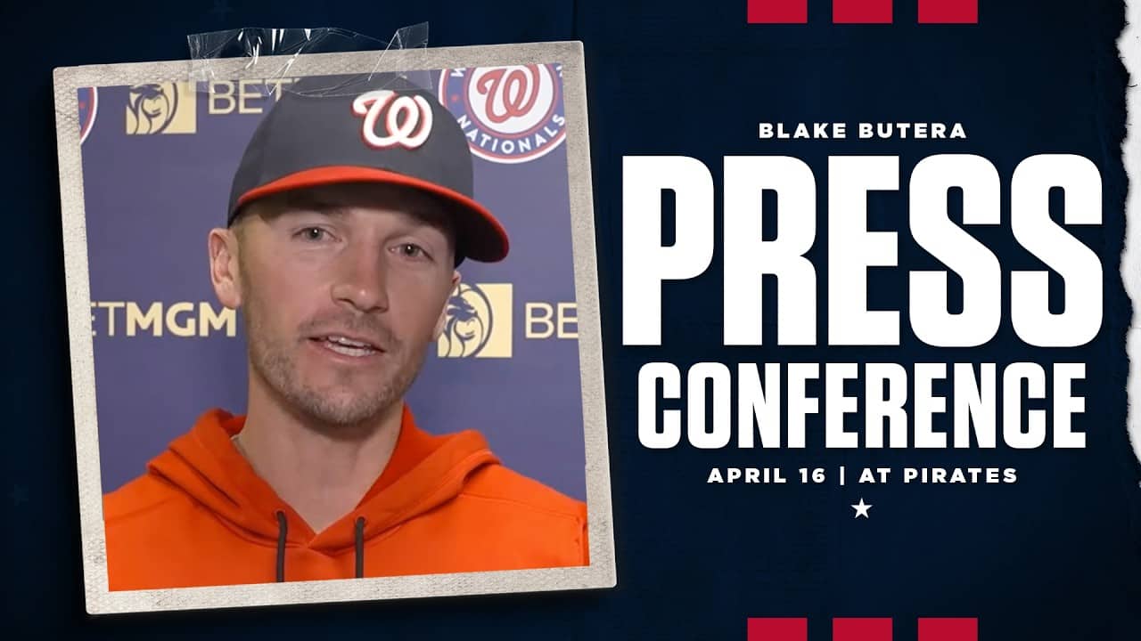 Blake Butera Press Conference | Nationals at Pirates | April 16, 2026