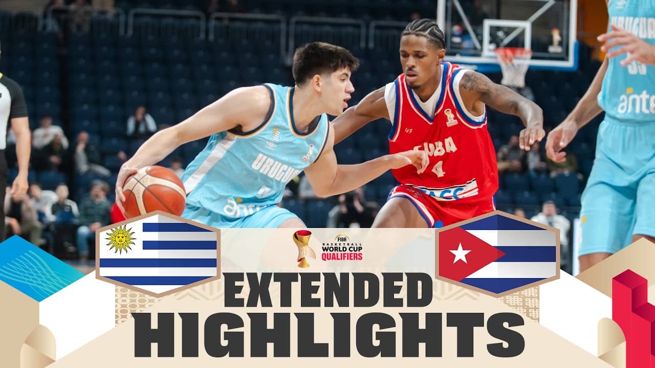 Uruguay 🇺🇾 v Cuba 🇨🇺 | Extended Highlights | FIBA Basketball World Cup 2027 Americas Qualifiers