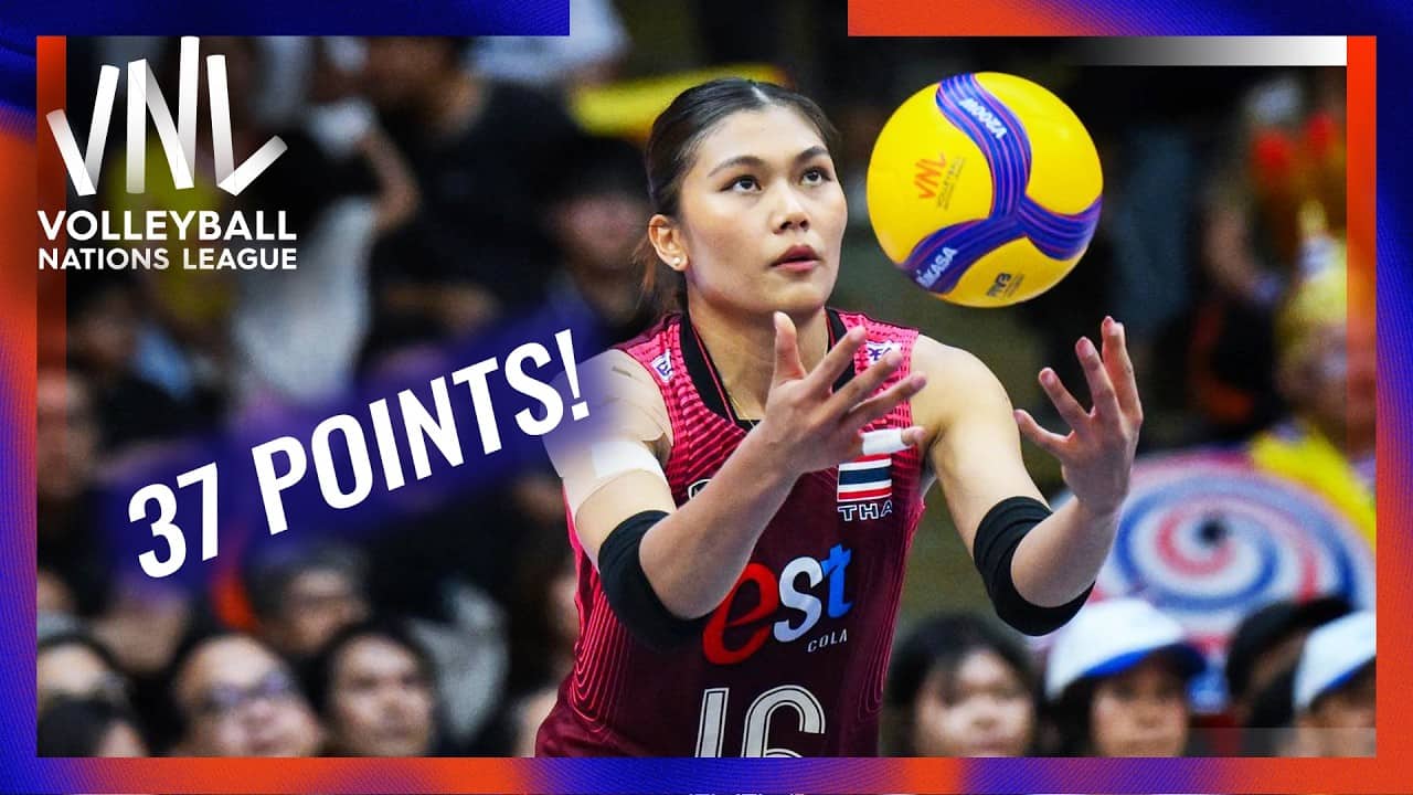 She Dropped 37 Points?! 🇹🇭 | Pimpichaya Kokram - VNL 2026 Highlights | BEST PLAYS