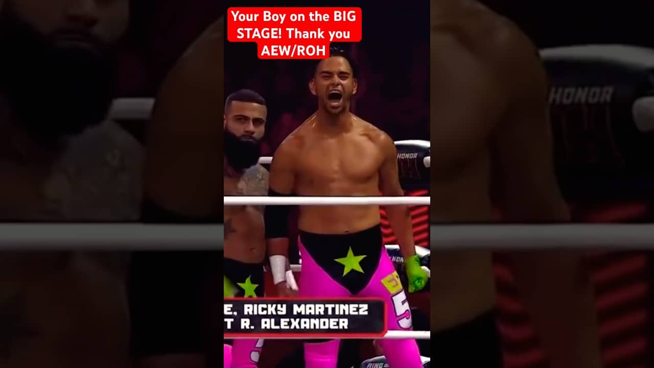 Made my AEW/ROH Debut!!! God is GOOD!!! #nba #fyp #aew #roh #shorts #prowrestling