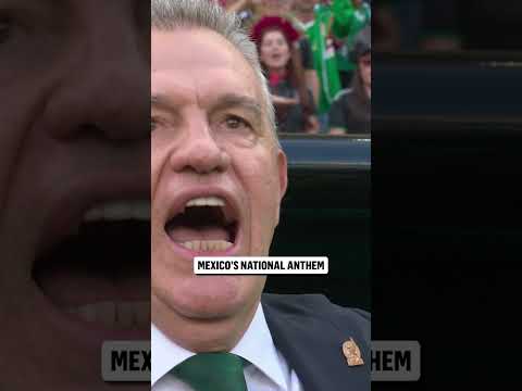 Mexico’s national anthem plays at Guadalajara Stadium 🇲🇽