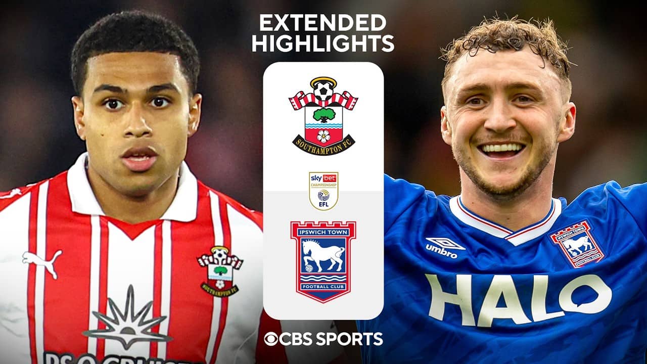 Southampton vs. Ipswich Town: Extended Highlights | EFL Championship | CBS Sports Golazo