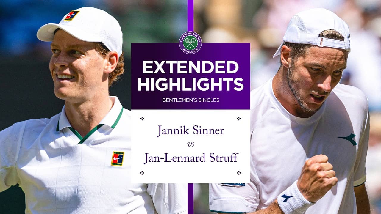 A perfect showing! 🔥 | Jannik Sinner vs Jan-Lennard Struff | Extended Highlights | Wimbledon 2026