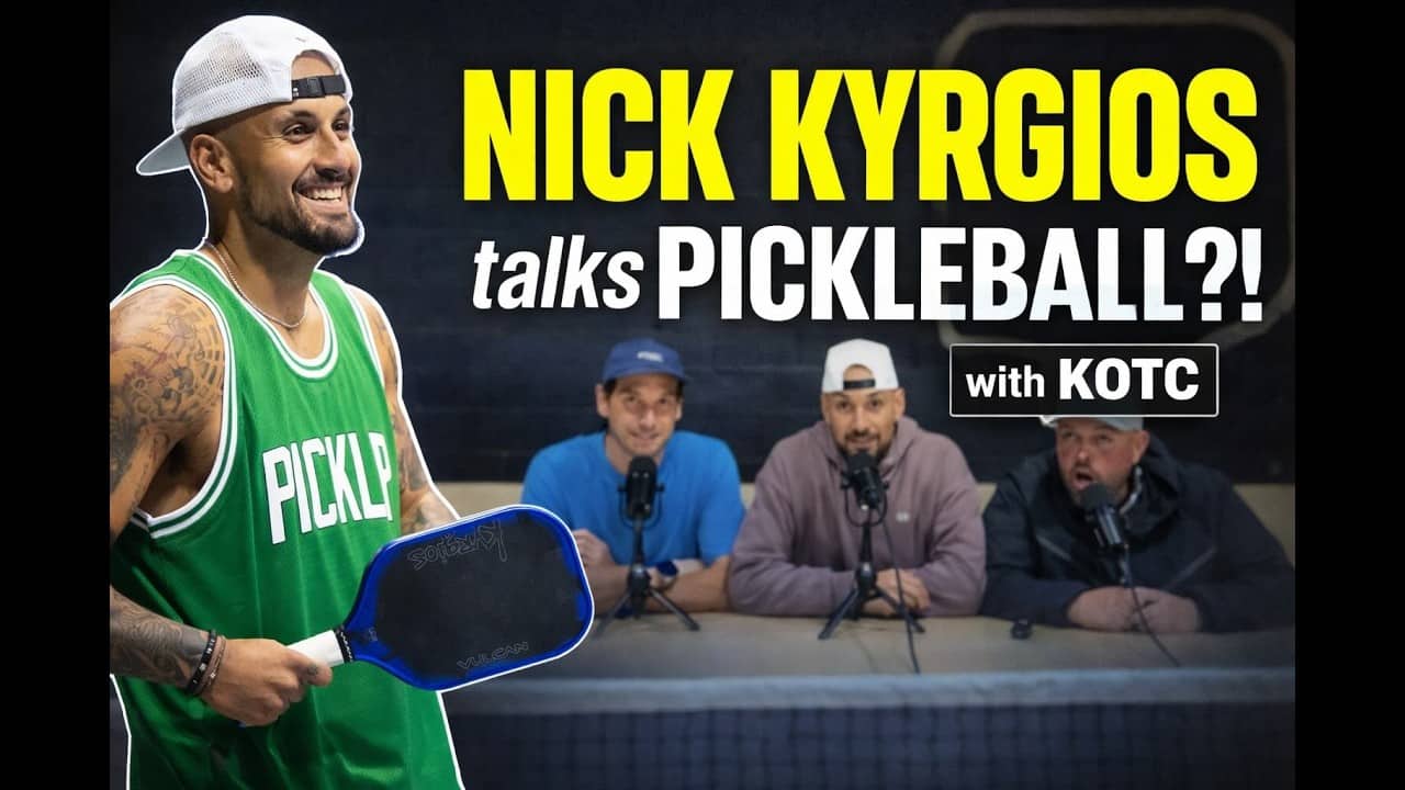Tennis Star Nick Kyrgios shares what he really thinks about Pickleball with KOTC