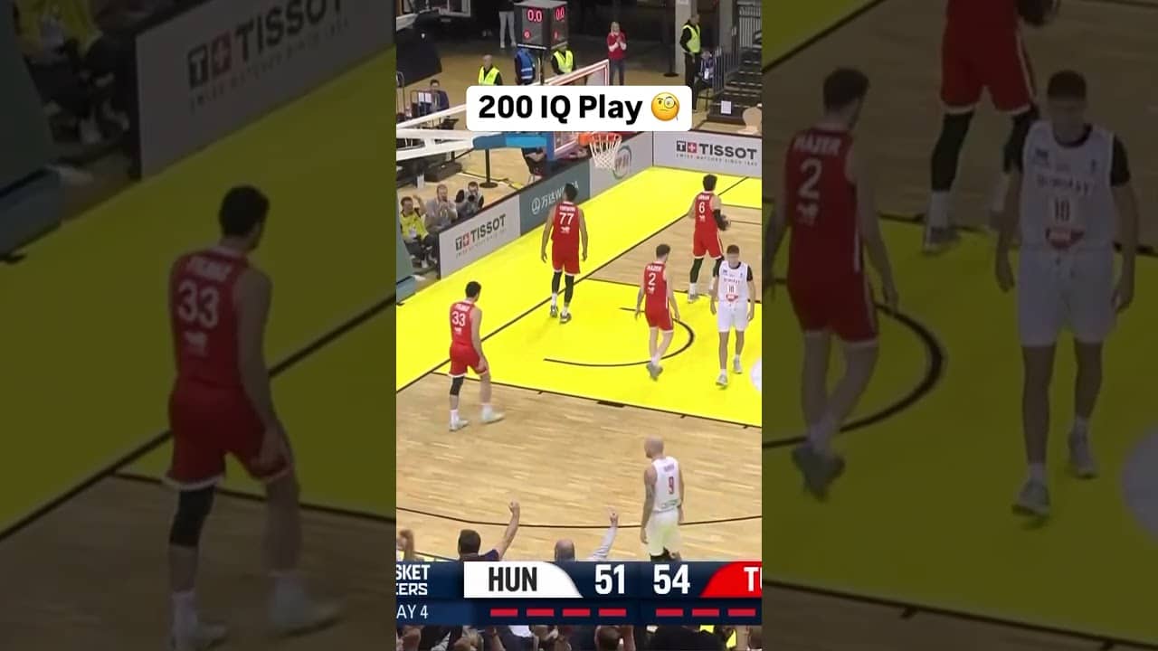 One of the most clever buzzer beaters you'll ever see 🤯 #EuroBasket