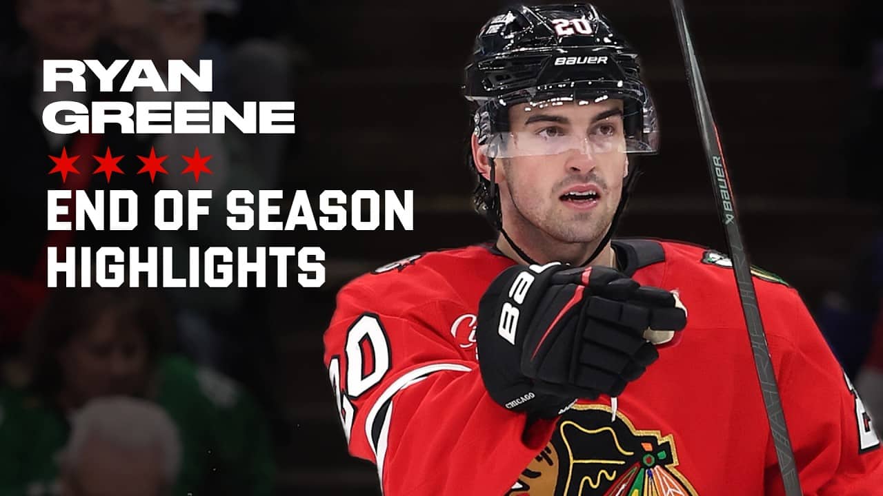 RYAN GREENE End of Season Highlights ✅📹 | Chicago Blackhawks