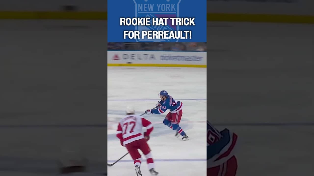Perreault’s FIRST Hat Trick 🔥