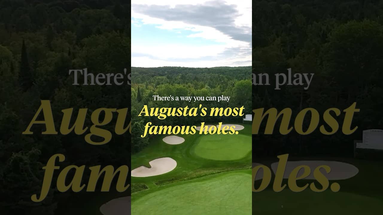 Here’s how you can play some of Augusta National’s most famous holes 👀